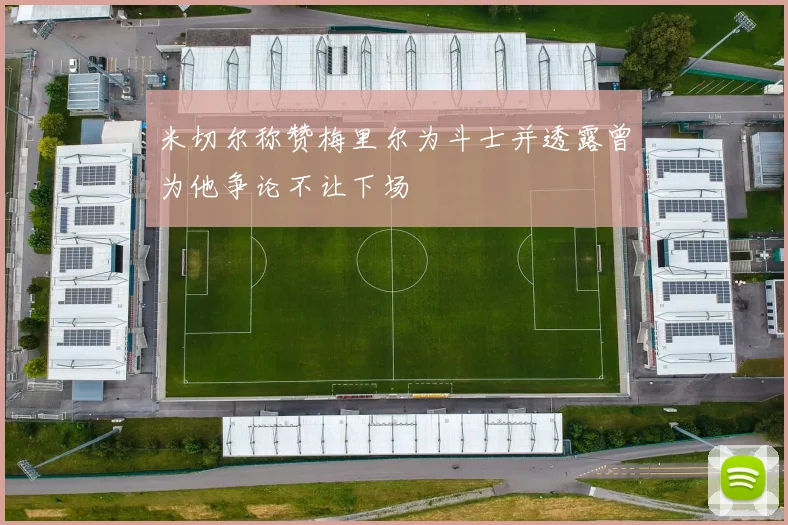 米切尔称赞梅里尔为斗士并透露曾为他争论不让下场